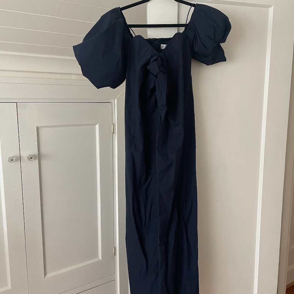NWT Caroline Constas Reyna Dress (Navy) | Size S